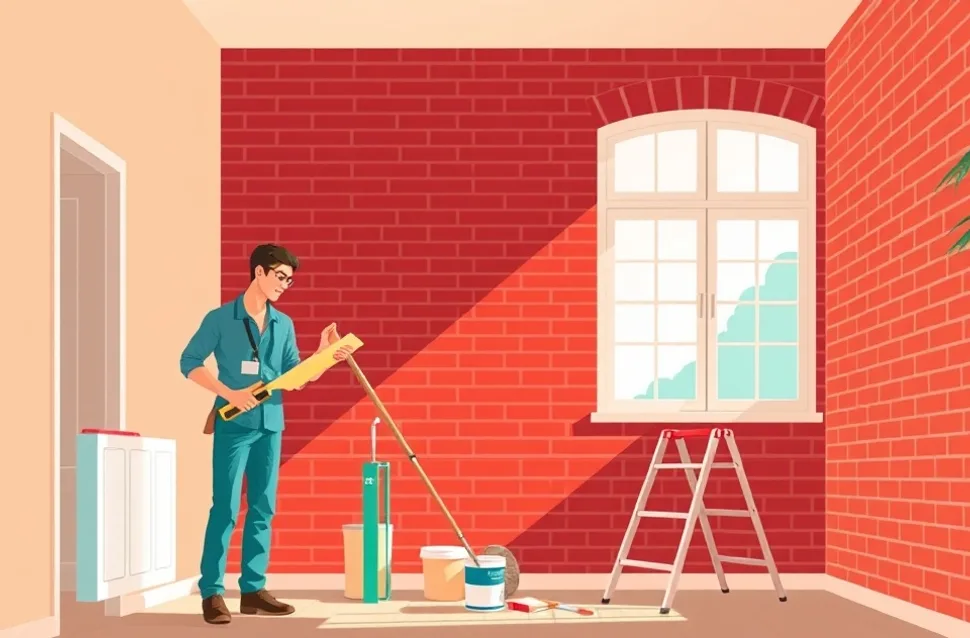 Intérieur rénové après travaux de peinture à Saint-André-de-Cubzac